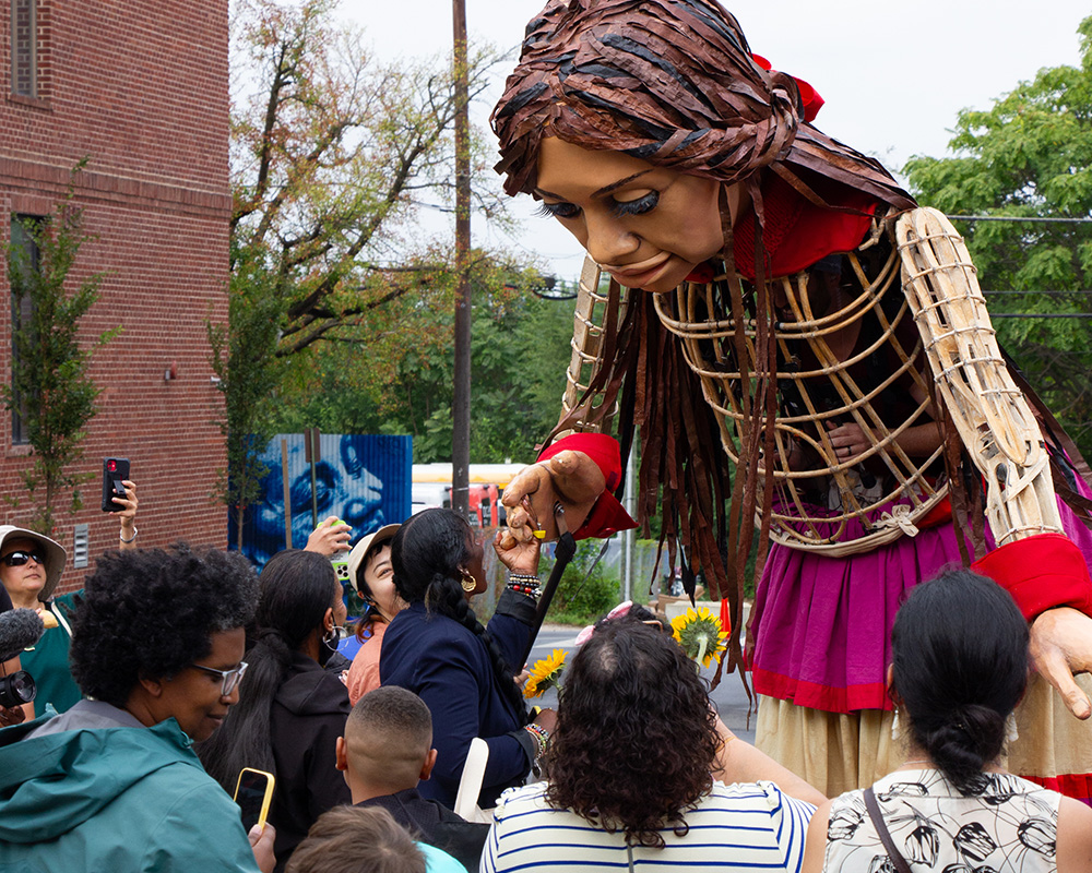 Little Amal brings visibility and hope to Anacostia Neighborhood