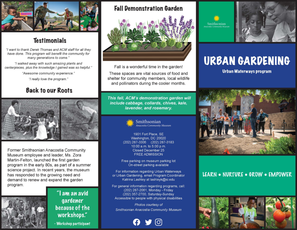 Urban Garden Brochure - Front